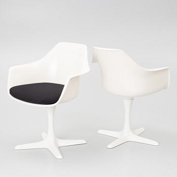 Maurice Burke, Chairs, 4 pieces, Arkana, England, late 20th century.