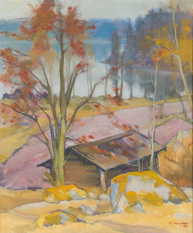 Ilmari Huitti, Autumn by the lake.