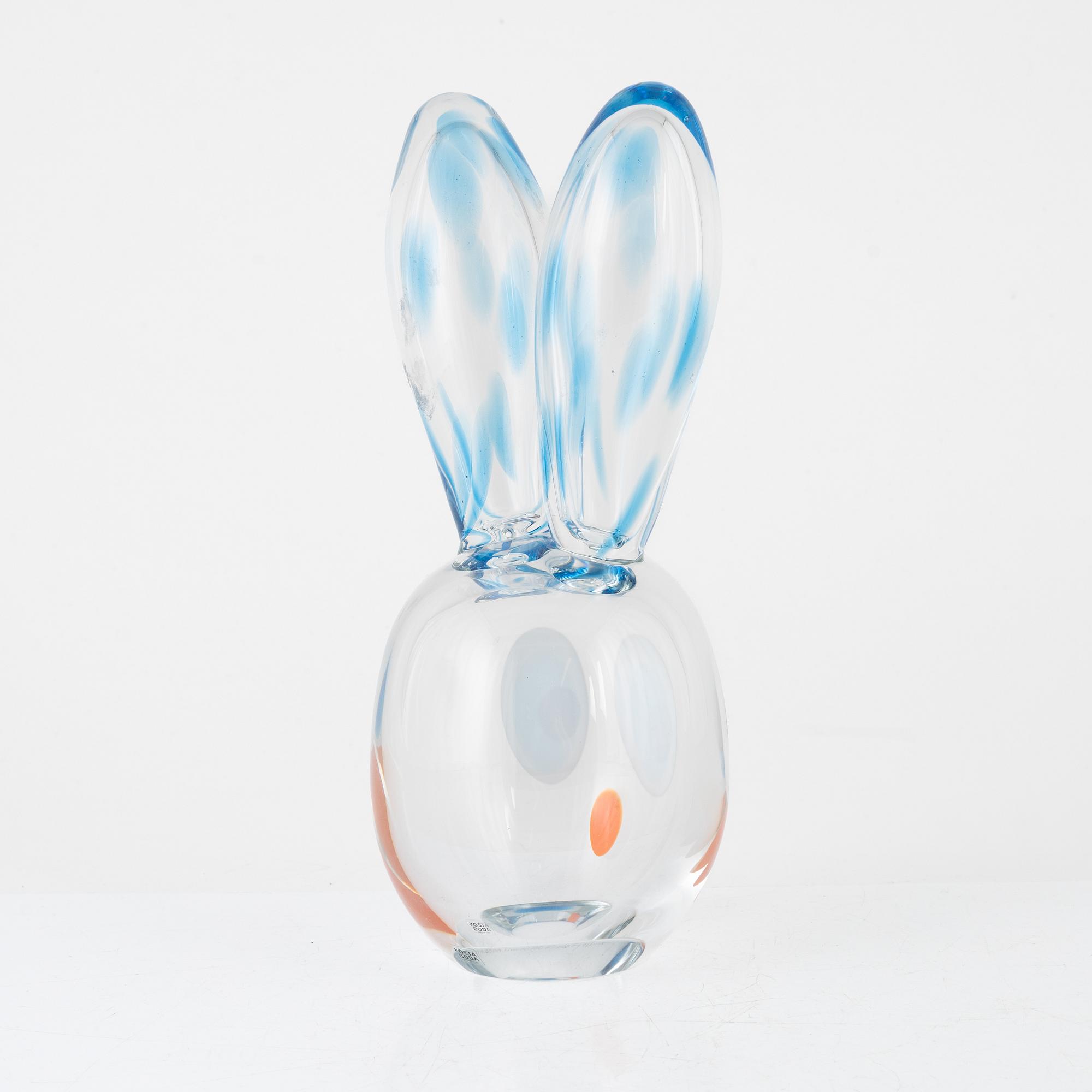Frida Fjellman, skulptur, limited edition 100, Kosta Boda,