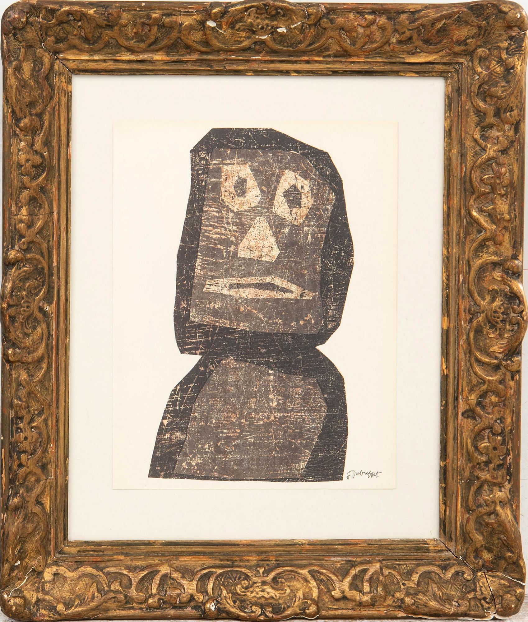 Jean Dubuffet, "The Warrior" 1958.