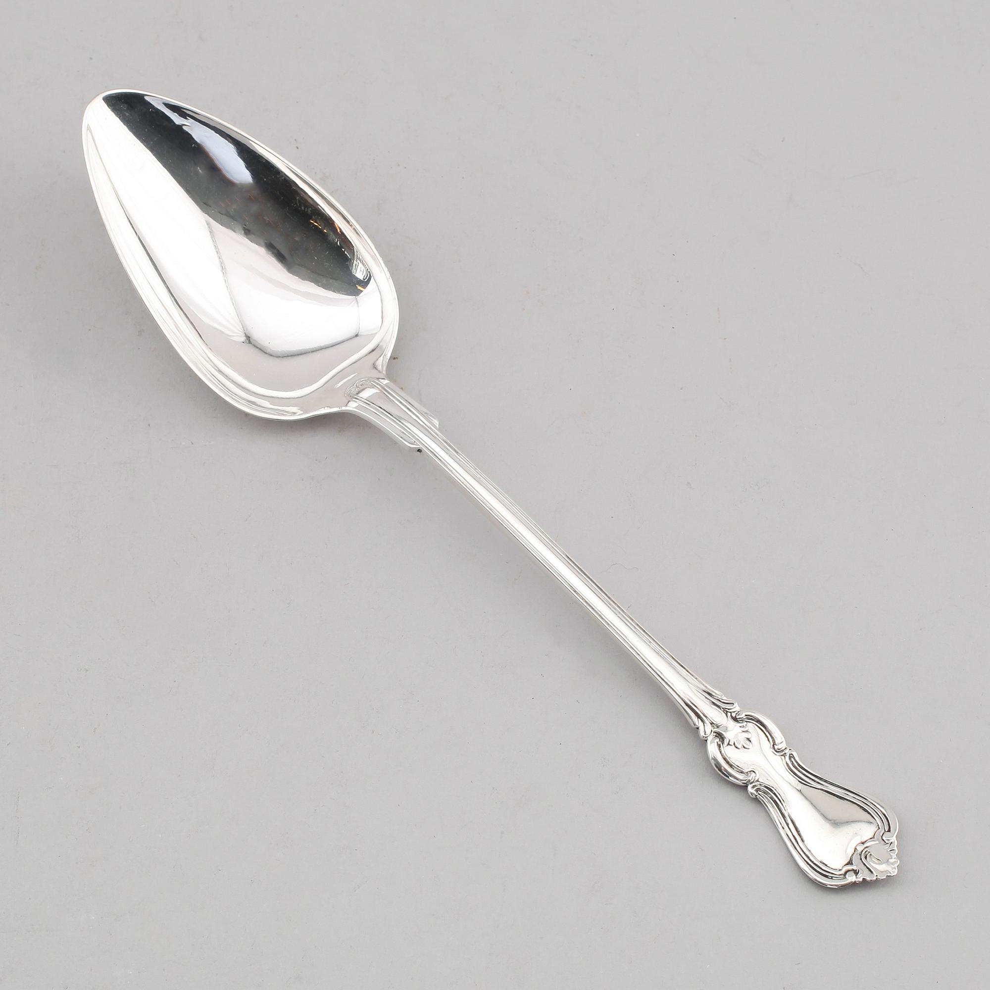 RAGUSKED, silver, Nils Leonard Dahlström, Örebro 1880. Vikt ca 127 g.