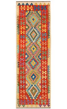 A runner carpet, Kilim, ca 283 x 76 cm.