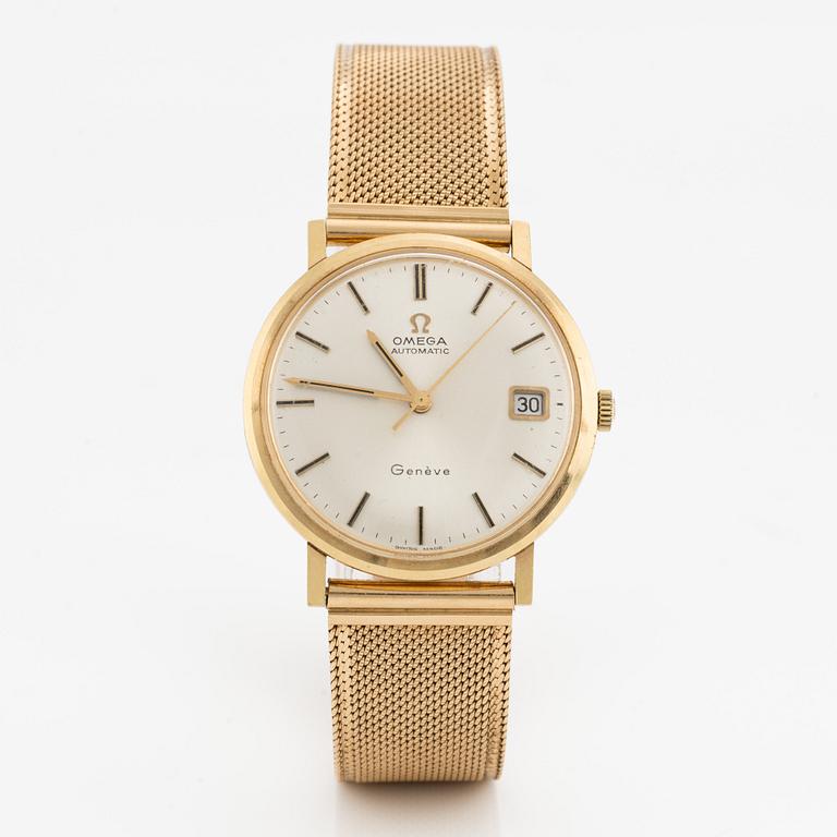 Omega, Genève, armbandsur, 34 mm.