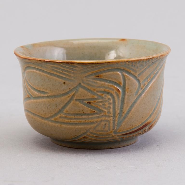 AXEL SALTO, a stoneware bowl signed Salto. Royal Copenhagen Denmark.