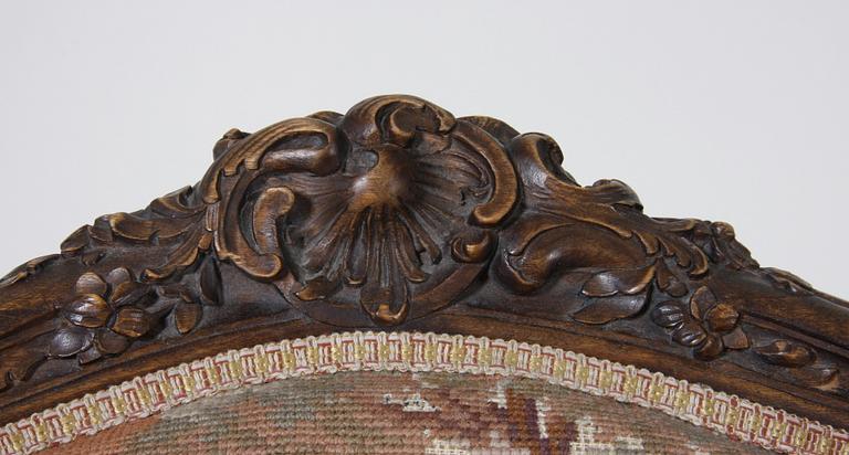 KARMSTOL, Louis XV-stil.