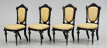 STOLAR 4 st, nyrenässans, omkring 1900.