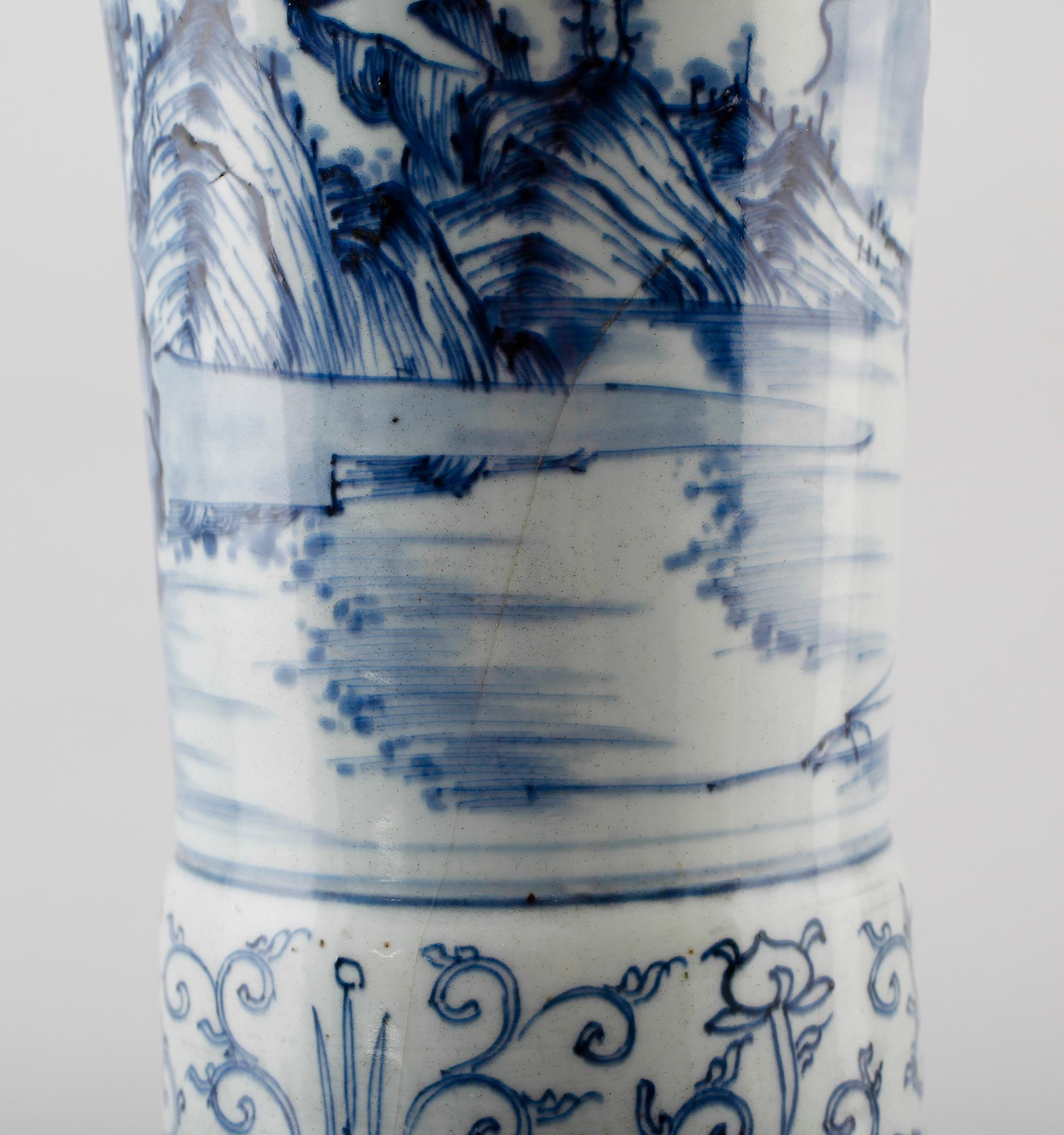 VAS, porslin, Kina, Kangxistil, 1900-tal.