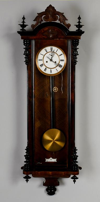 VÄGGUR, sk lodregulator, sekelskiftet 1900.