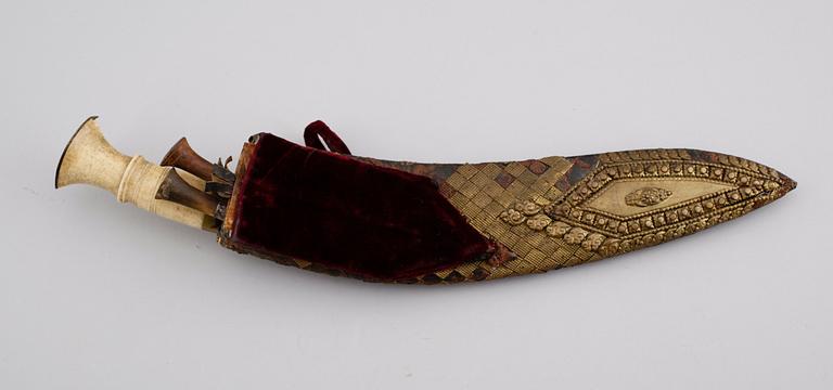 KUKRI, orientalisk, sannolikt 1900-talets första hälft.