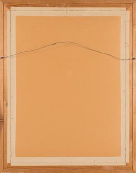 Helmi Kuusi, öljy levylle, signeerattu ja päivätty 1962.