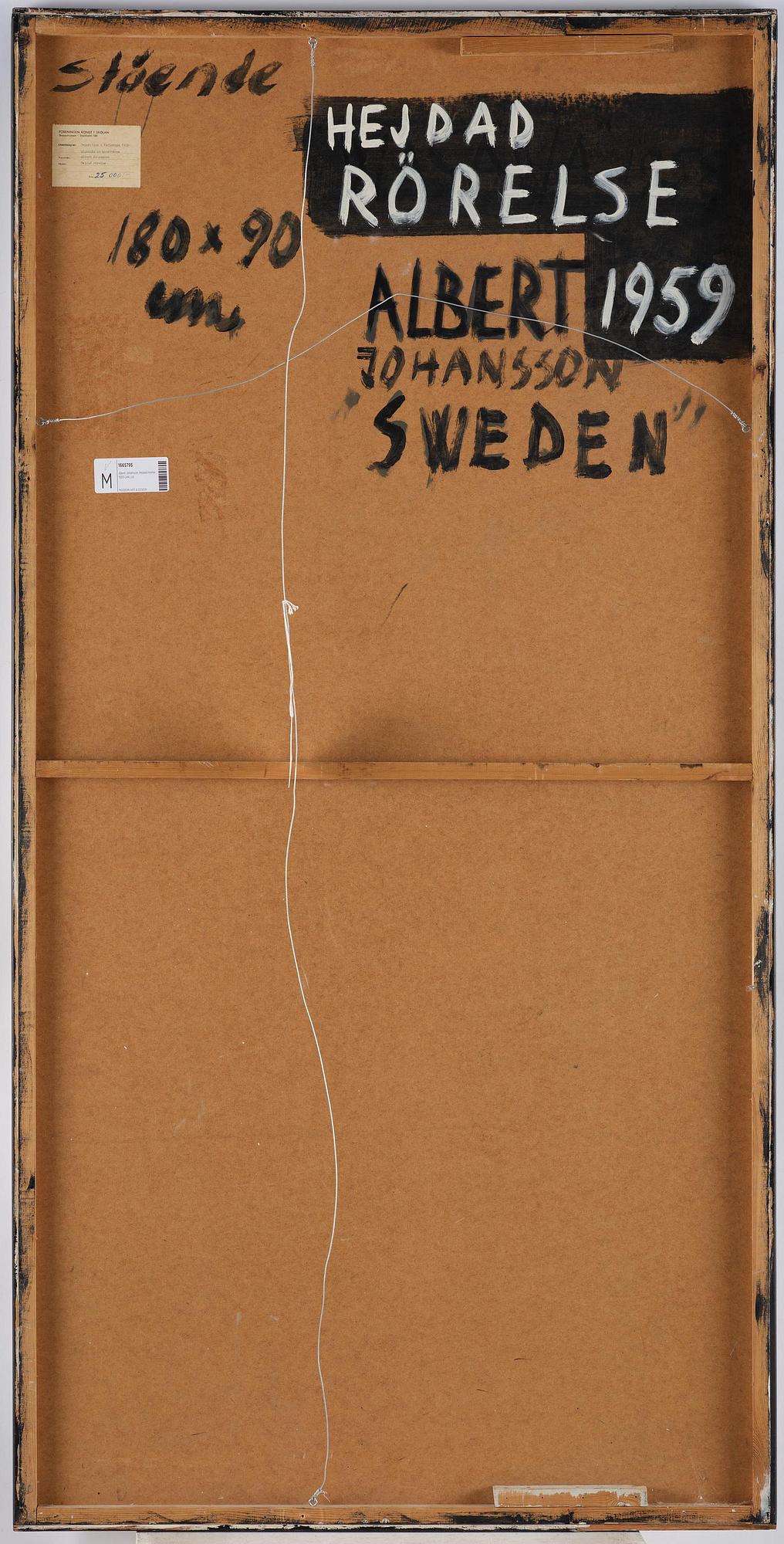 Albert Johansson, ”Hejdad rörelse”.