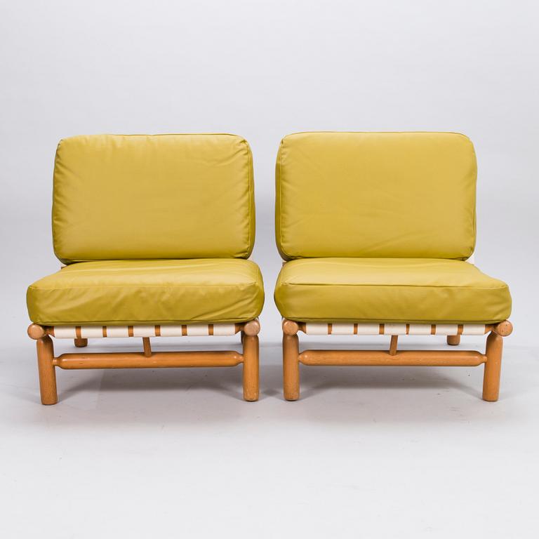 ILMARI TAPIOVAARA, a pair of mid 20th century armchairs  Wilh. Schauman for Lukkiseppo.