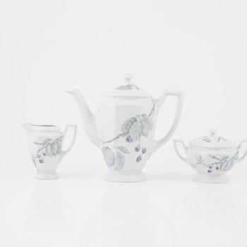 A 75-piece porcelain coffee and dinner service, 'Maria Blackberry", Rosenthal, Germany.