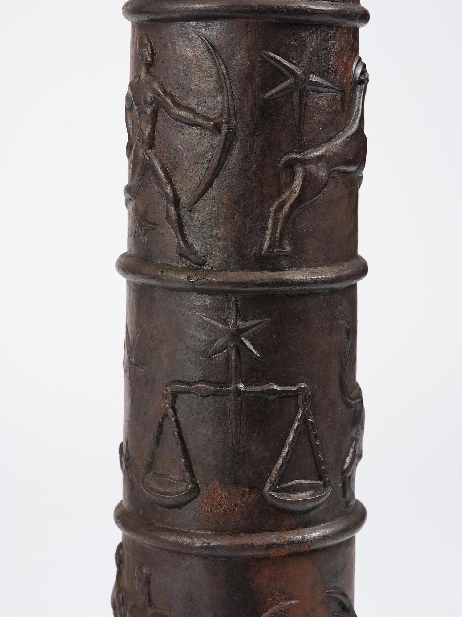 Johannes Dahl, piedestal, "Solvisare", Näfveqvarns bruk, Swedish Grace.