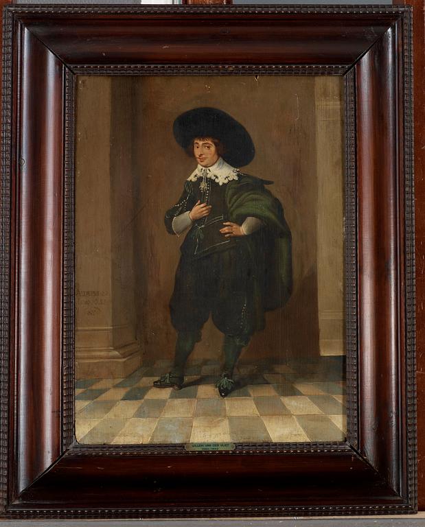 Willem van der Vliet Tillskriven, Mansporträtt, helfigur "Aetatis 22".