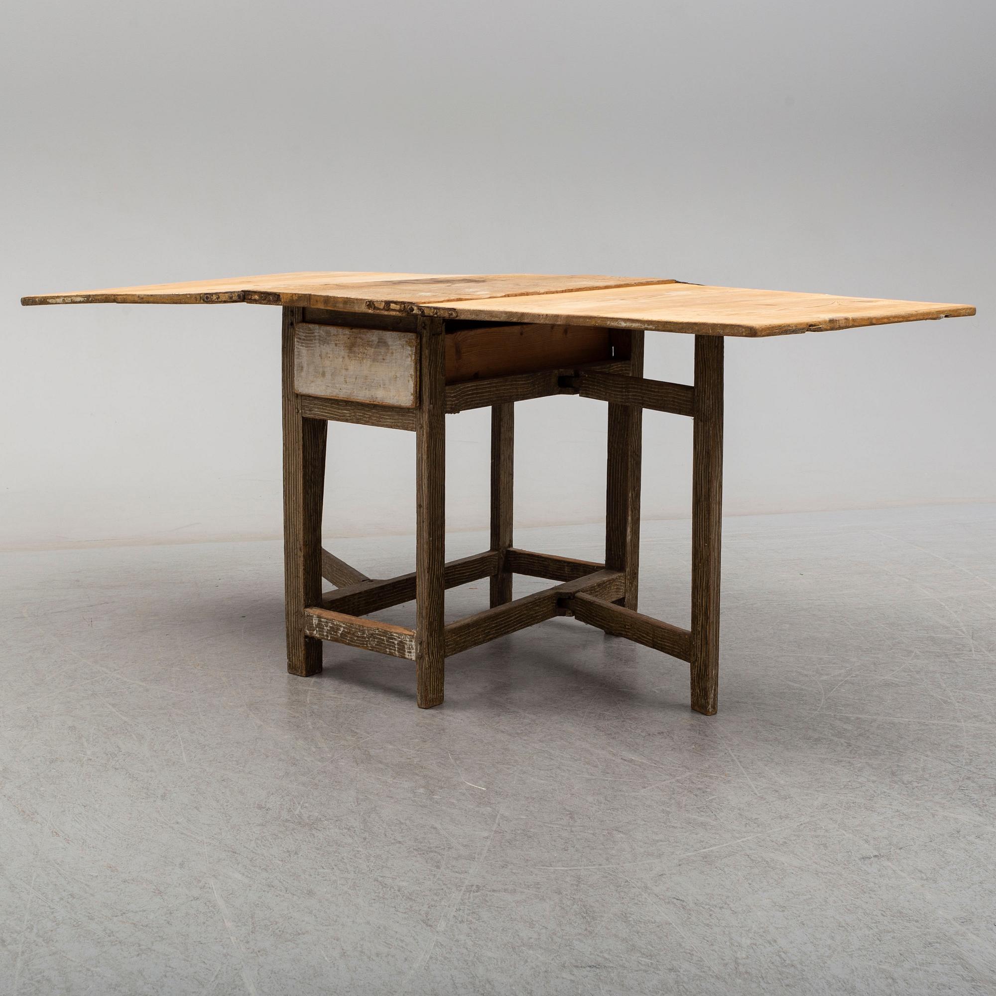 KLAFFBORD, allmoge, 1800-tal.
