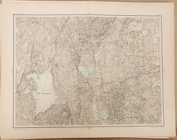 MILITÄRKARTOR, ca 21 st, 1900-talets början.