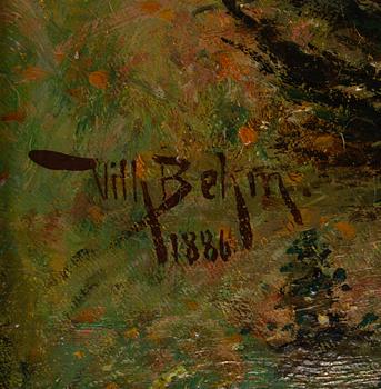 Wilhelm Behm, Flicka i höstskog.