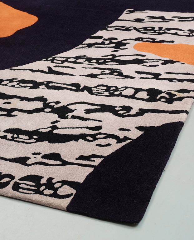 Maria Löw, MATTA. "Modul II". Handtuftad. 189 x 146,5 cm. Designad av Maria Löw 1987-88.