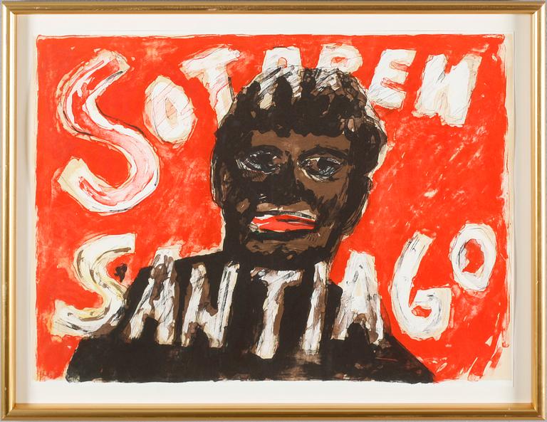 GÖSTA WERNER, 3 st, färglitografier, signerade.