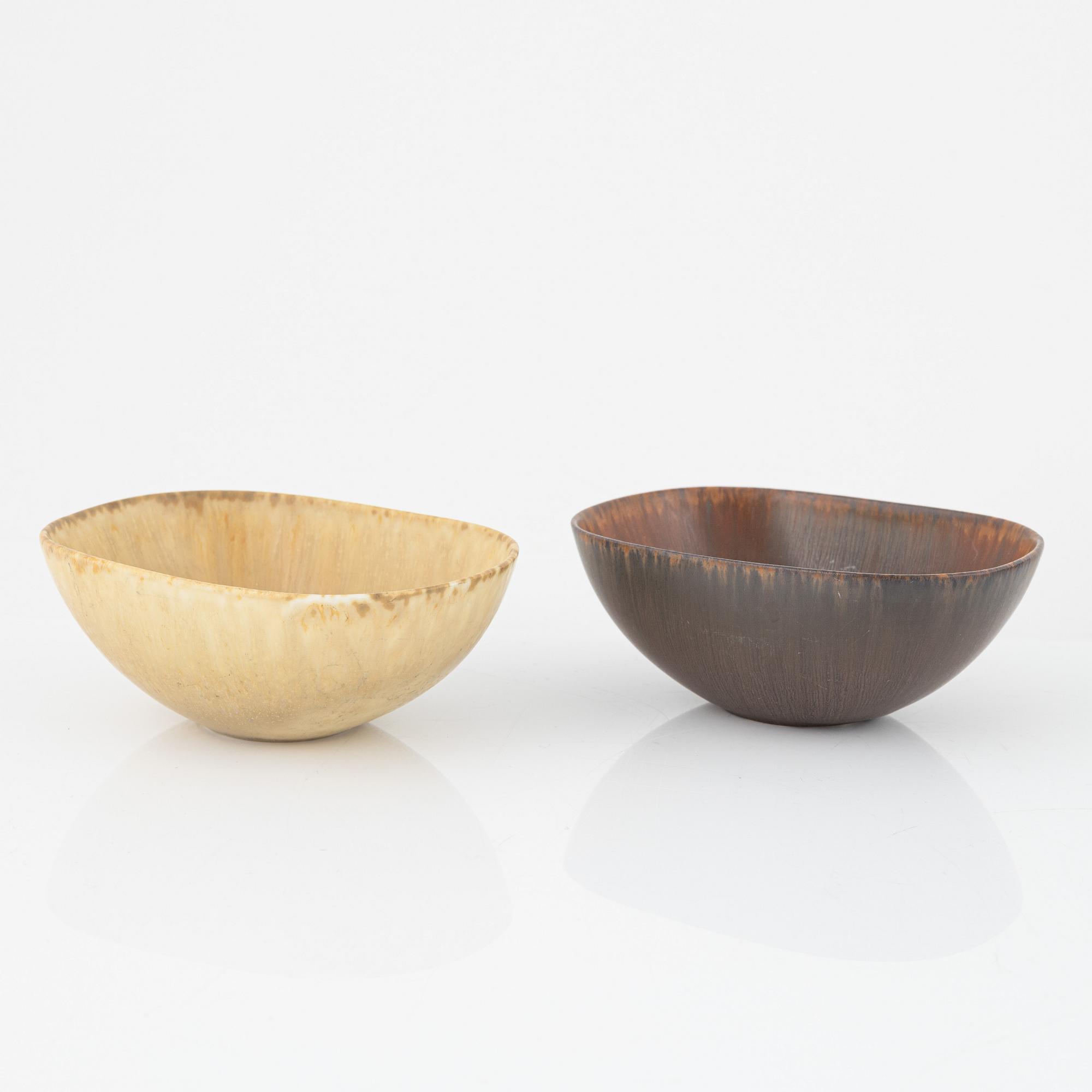 Stoneware, 6 pieces, Gunnar Nylund and Carl-Harry Stålhane, Rörstrand.