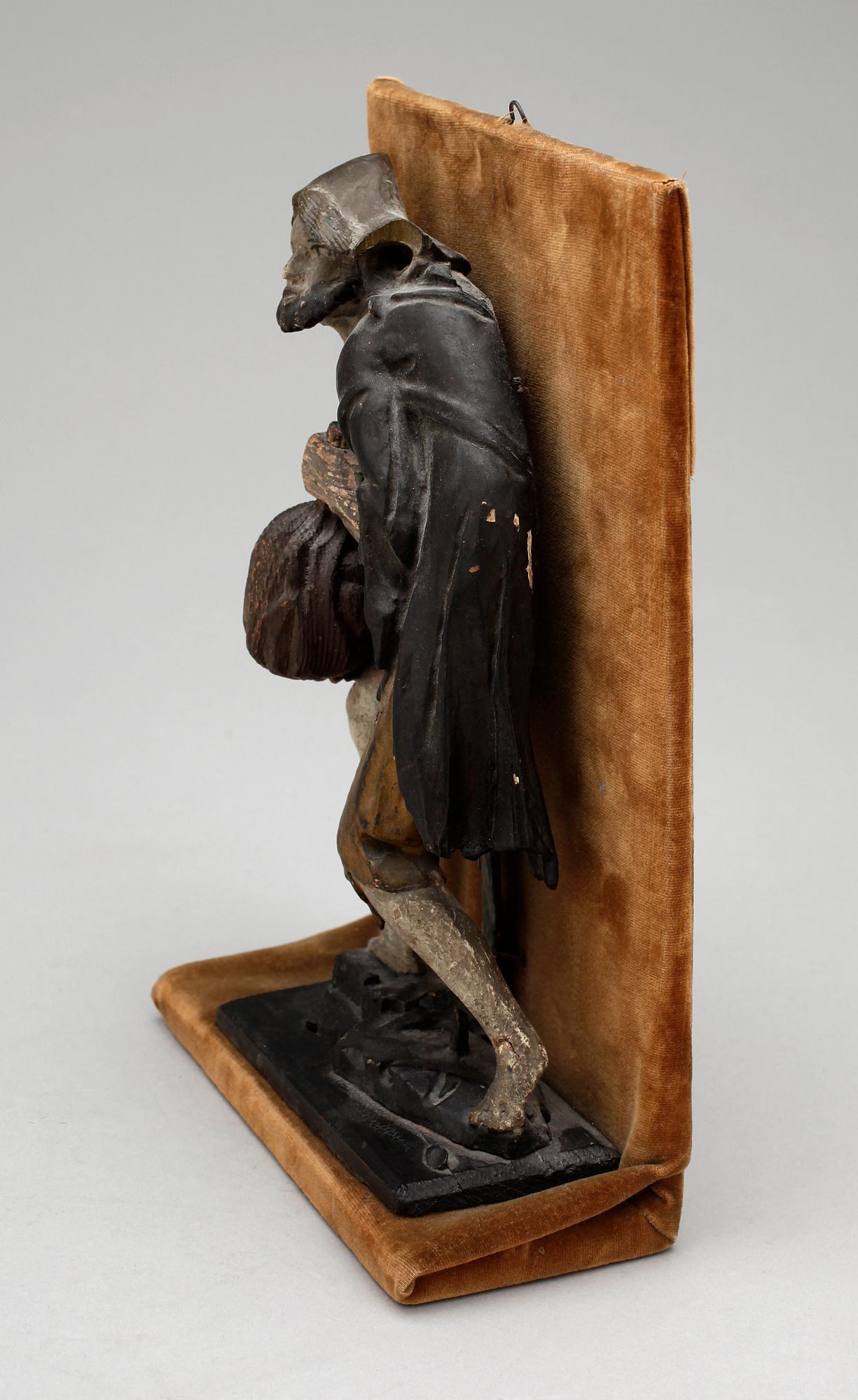 SKULPTUR, trä, trol 1700-tal.