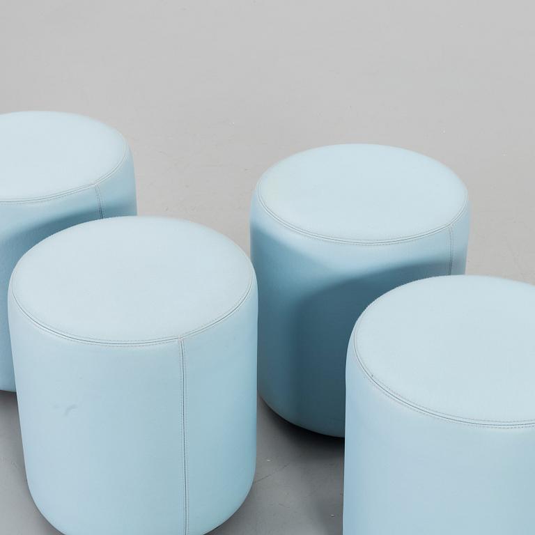 FOUR JOHANSSONS DESIGN STOOLS.