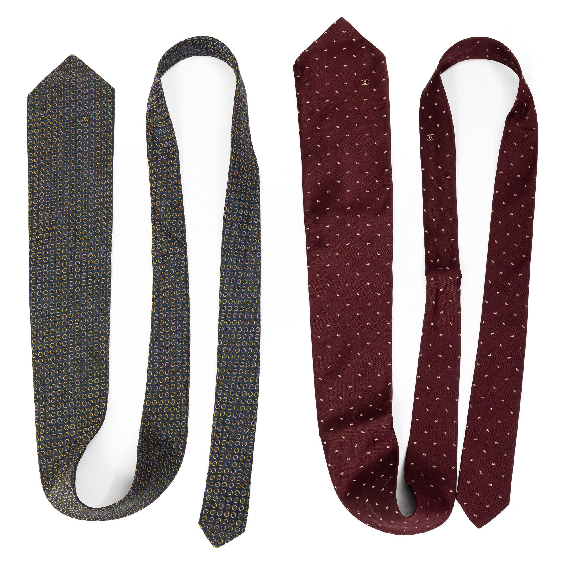 Chanel, Ties, 2 pcs.