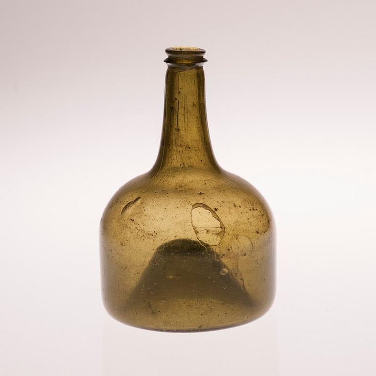 FLASKA, glas, Mellaneuropa, 1700-talets första hälft.