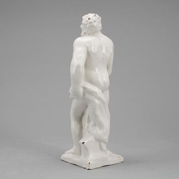 SKULPTUR, porslin/keramik, möjligen 1700-tal.