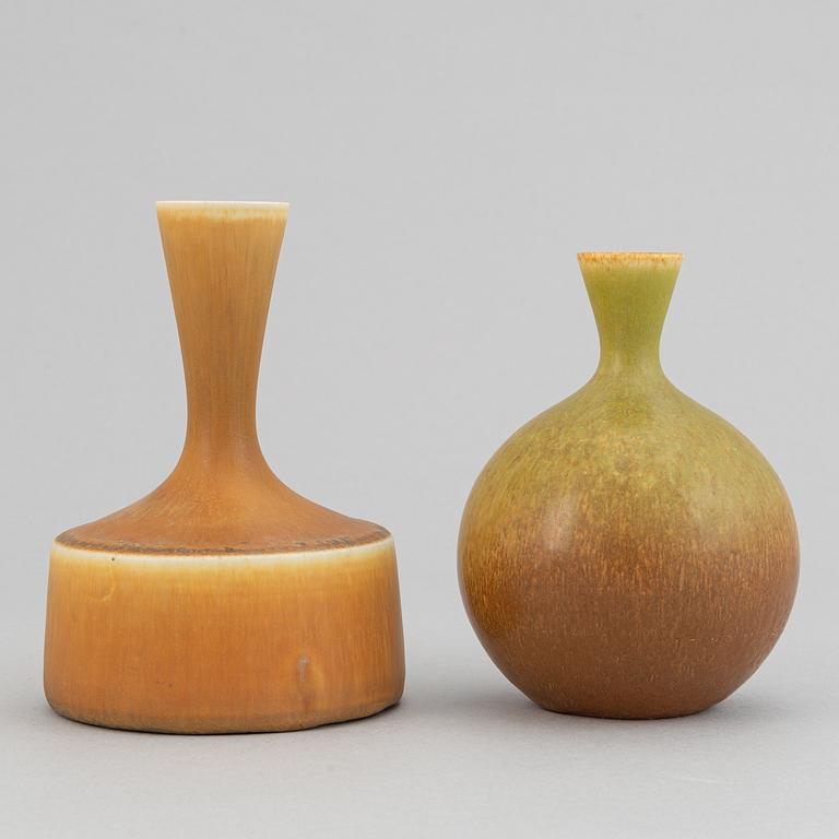 Sven Wejsfelt, vaser, 4 st och skålar, 2 st, Gustavsbergs studio.
