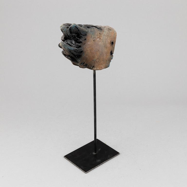 Henrik Allert, a glazed earthenware sculpture, signed.