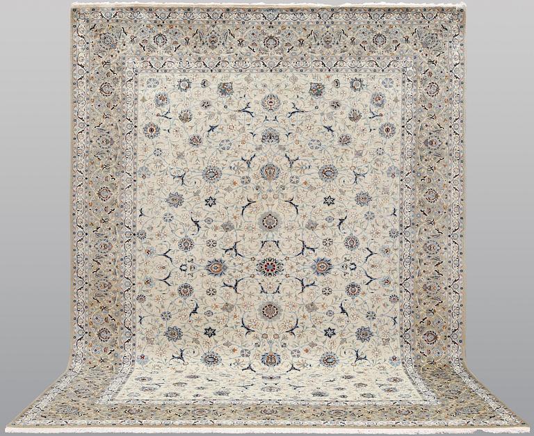 Rug, known as Royal Keshan, signed, approx. 380 x 260 cm.