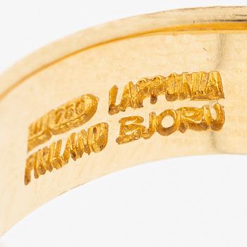 Björn Weckström, Ring, “Turmalinbro”, 18K gold and tourmaline. Lapponia.