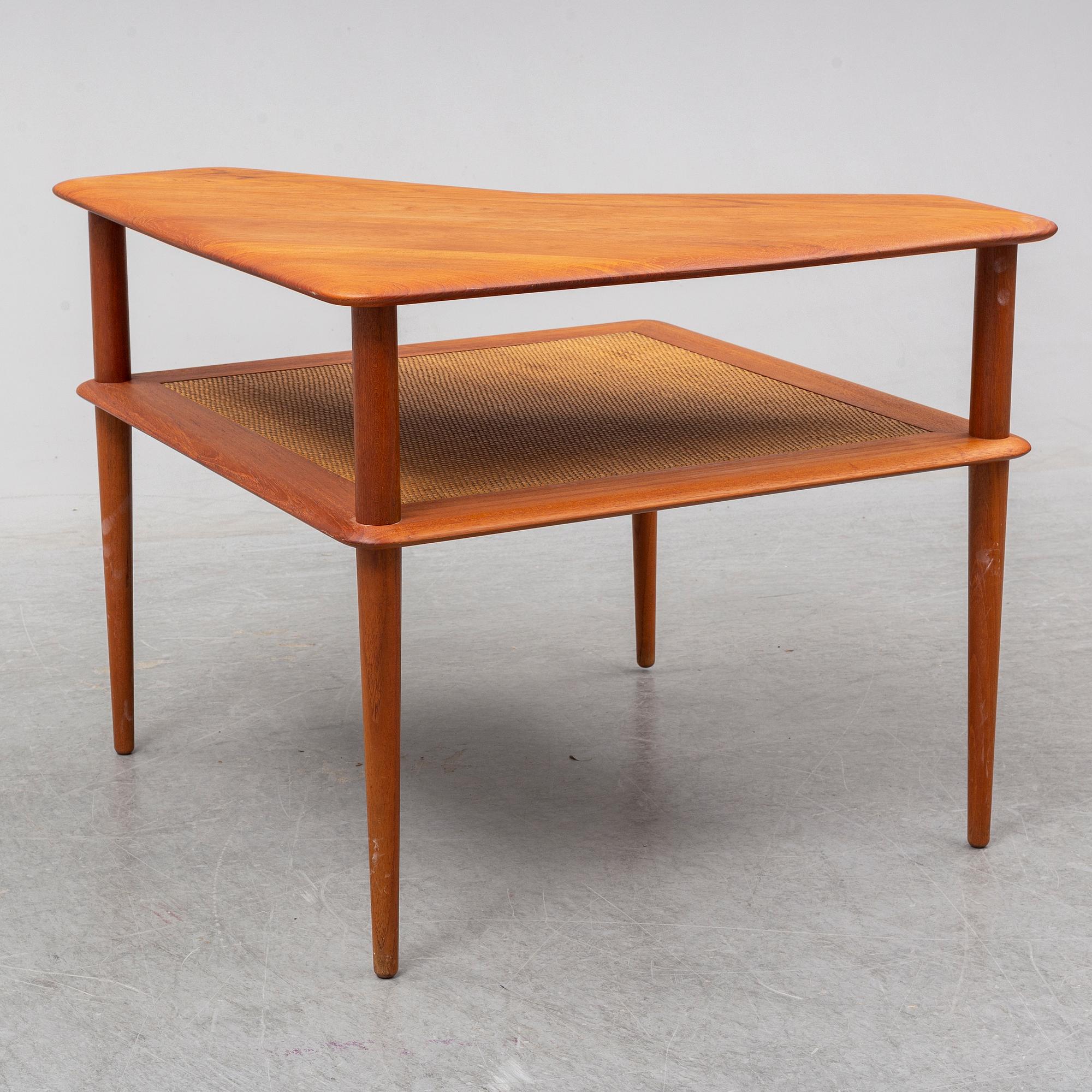 PETER HVIDT & ORLA MØLGAARD NIELSEN, a 'Minerva' teak table, France & Son.