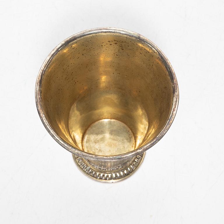 Beaker, silver, Thomas Beckman the Younger, Örebro (1727–59).