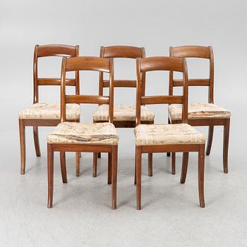 Chairs 5 pcs, second half of the 19th century.