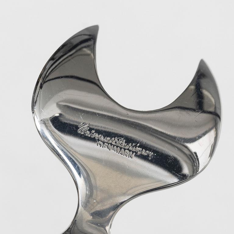 Ostrongafflar, 12 st, silver, modell "Sachsisk", svensk importstämpel.