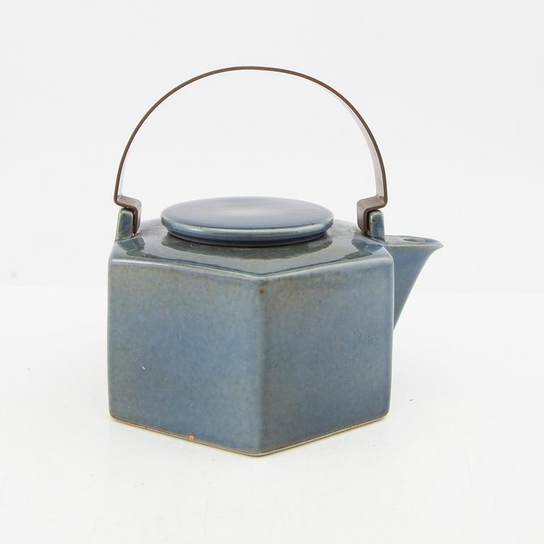 Signe Persson-Melin, teapot "Six-sided", Rörstrand glazed stoneware.