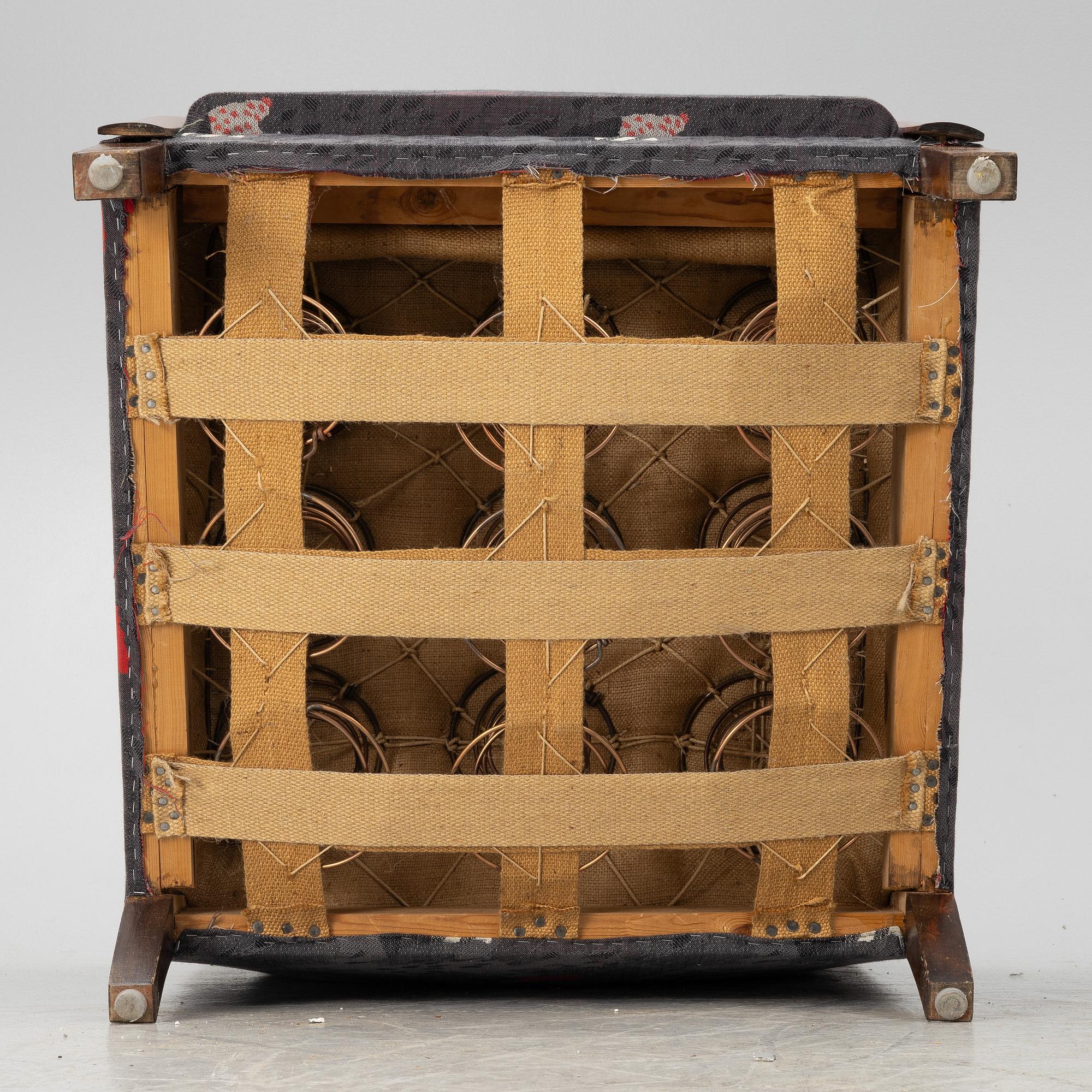 Armchairs, a pair, functionalist, 1930s.