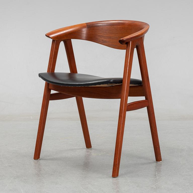 Erik Kirkegaard, a 1960's teak stool.