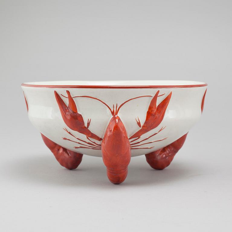 13 pieces of earthenware tableware from Rörstrand, first half of the 20th century.