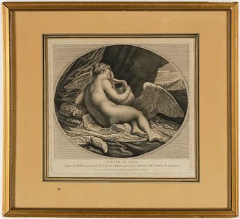 GRAVYR, efter Francois Lalbane, 1700-/1800-tal.