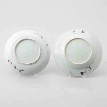 Six pieces of export porcelain, China, Qingdynasty, 18th century, and Jiaqing (1796-1820).