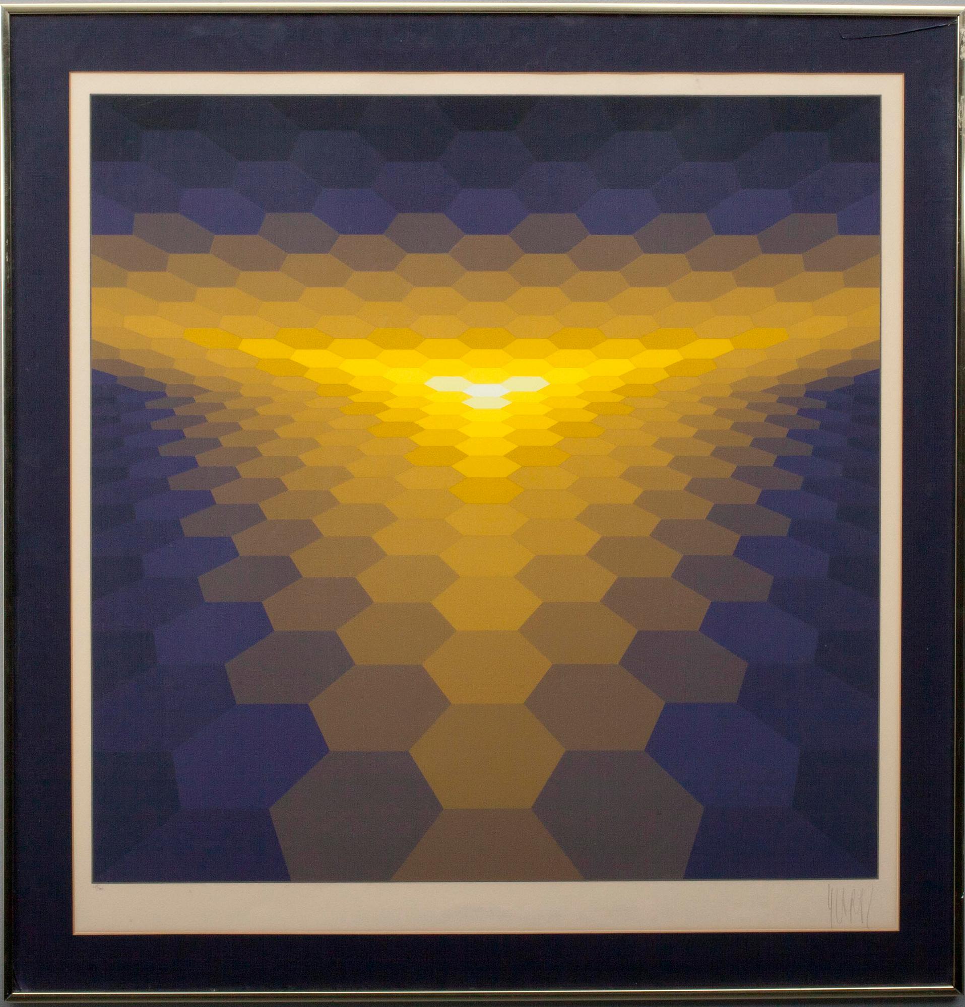 JEAN-PIERRE VASARELY (YVARAL), serigrafi, signerad och numrerad 48/200.