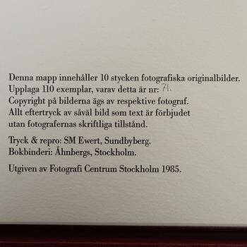 Fotografi Centrum, "Jubileumspärm", Stockholm, 1985.