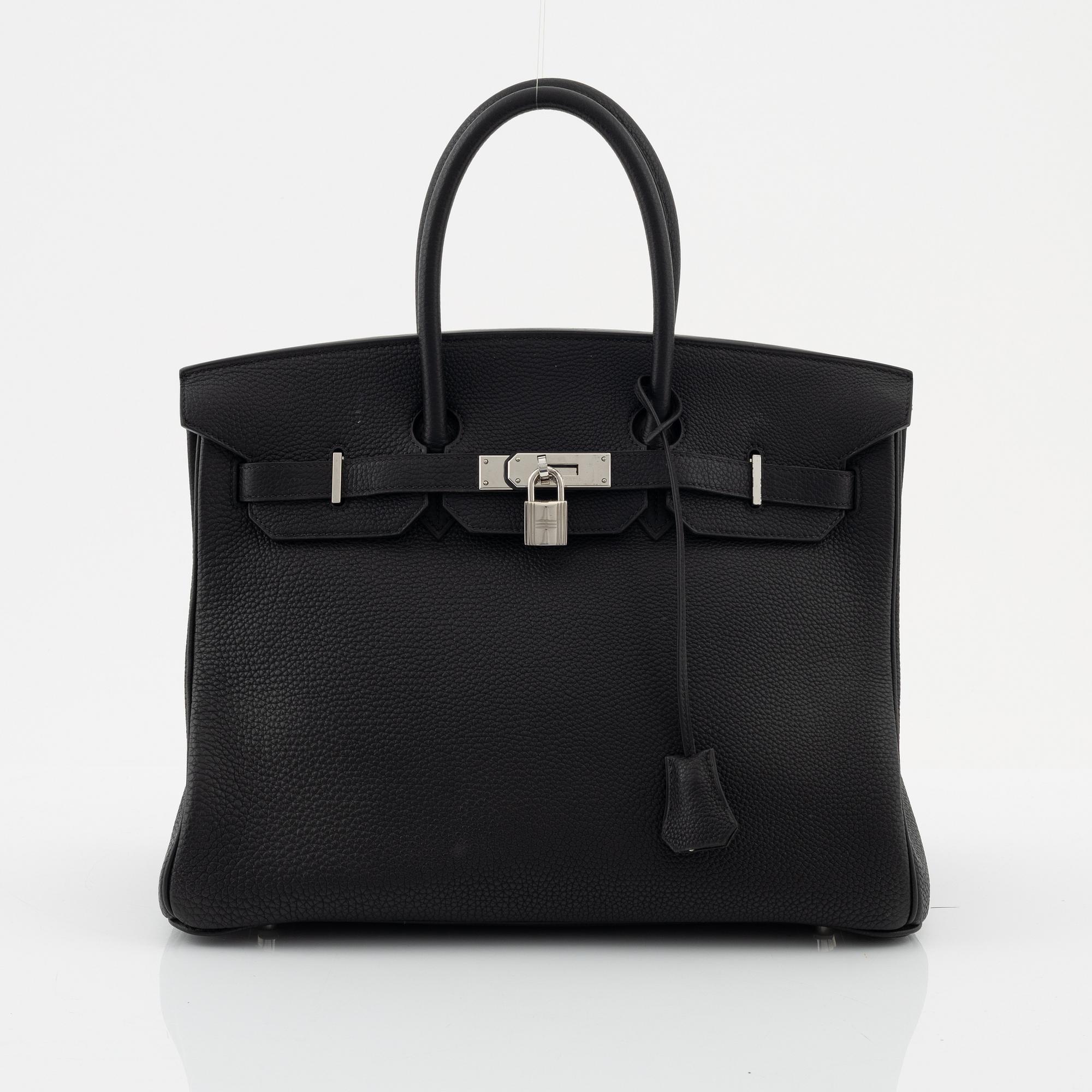 Hermès, a Black Togo leather 'Birkin 35' handbag, 2003.