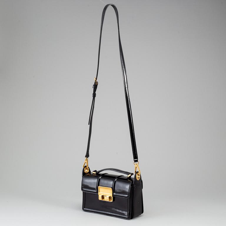 LANVIN, a patent leather handbag.
