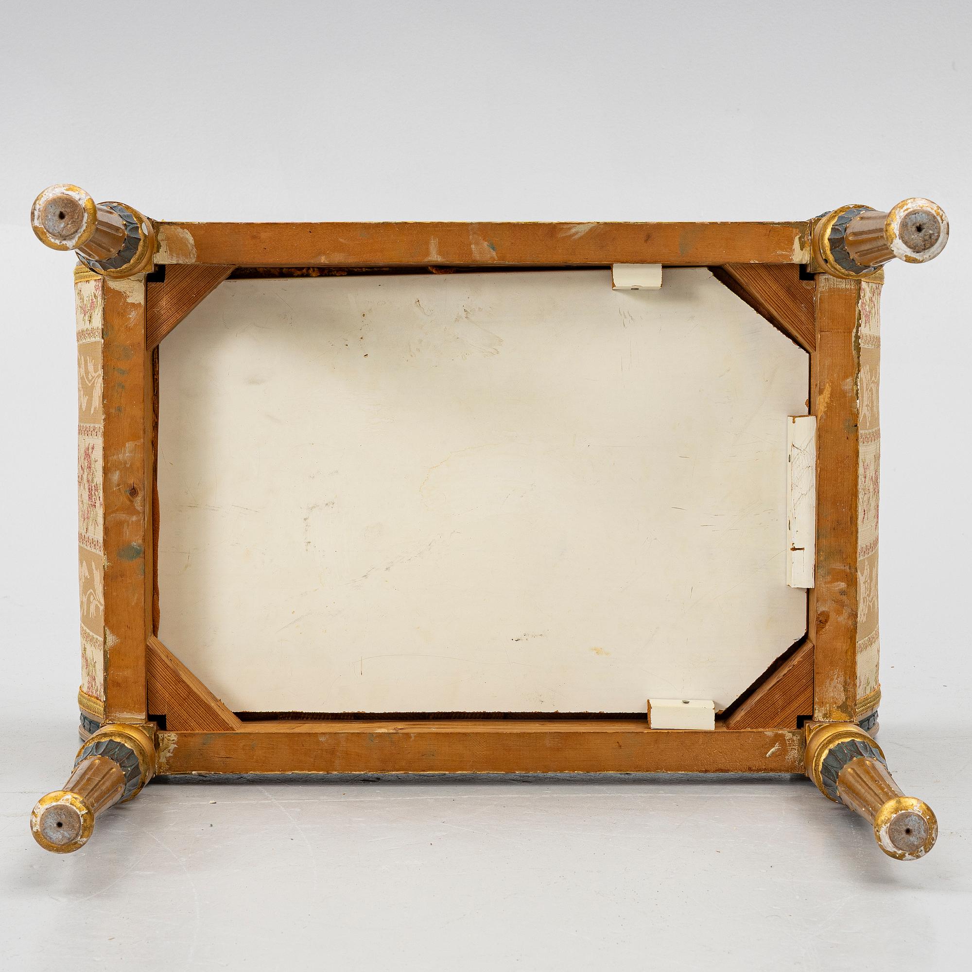 Stool, Louis XVI style, 19th century.