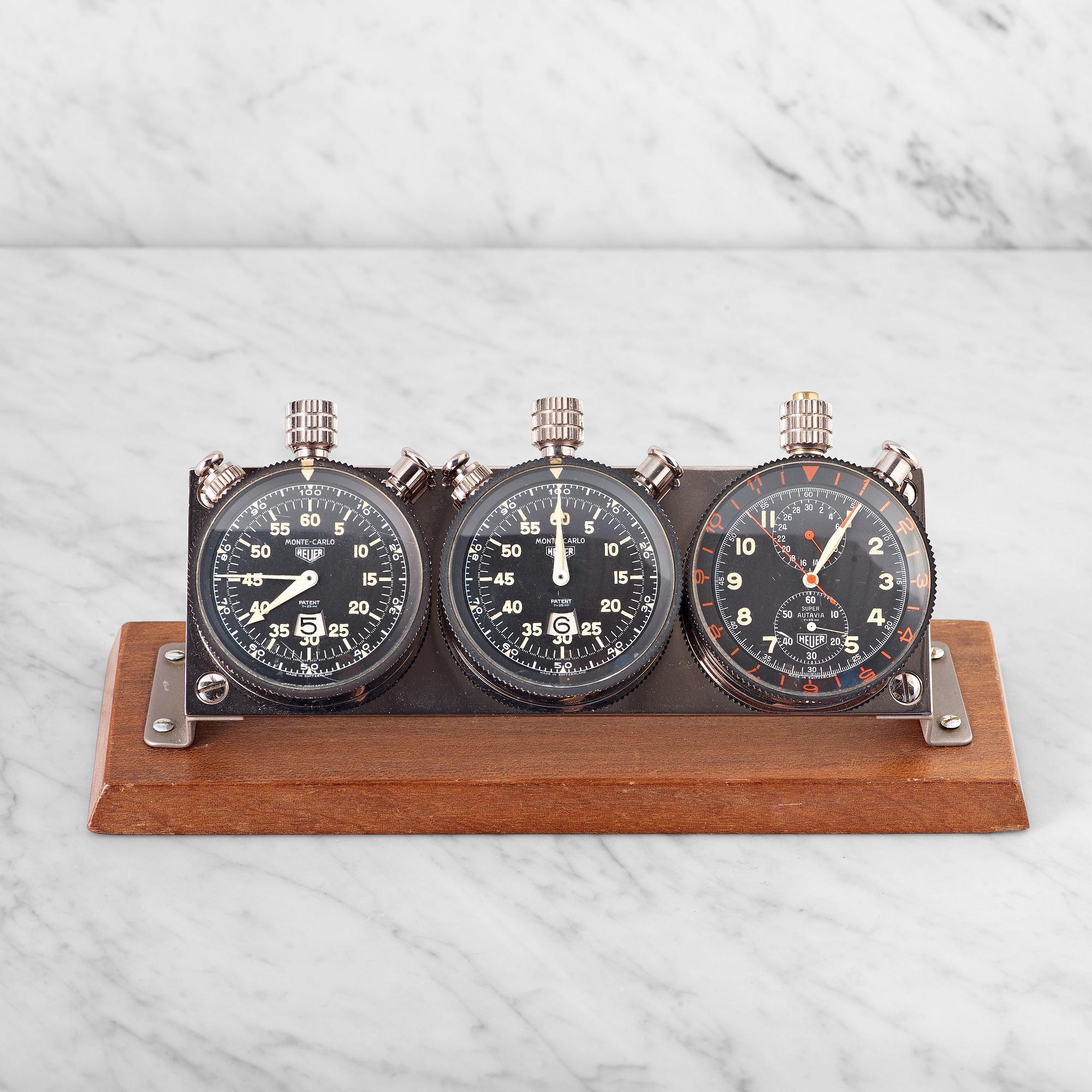 HEUER Super Autavia Monte Carlo Triple Set Bukowskis